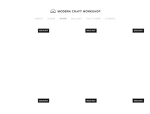 Tablet Screenshot of moderncraftworkshop.com
